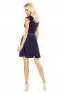  Dress MARTA with lace - navy blue 157-1 