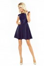  Dress MARTA with lace - navy blue 157-1 