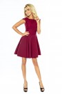  Dress MARTA with lace - Burgundy color 157-3 