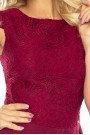  Dress MARTA with lace - Burgundy color 157-3 