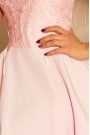  157-4 Dress MARTA with lace - pastel pink 