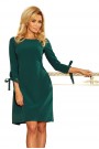  195-1 ALICE Dress with bows - green 