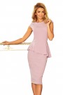  192-2 Elegant midi dress with frill - LILA 