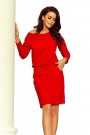  189-4 Sports dress with neckline at the back - red 