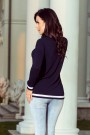  222-1 Comfortable sweatshirt - navy blue 