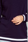  222-1 Comfortable sweatshirt - navy blue 