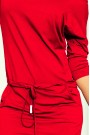  13-96 Sports dress with binding and pockets - red 