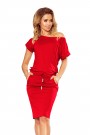  139-4 Short sleeve sport dress - red 