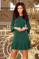  228-2 LUCY - pleated comfortable dress - green 