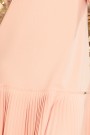  228-1 LUCY - pleated comfortable dress - peach 