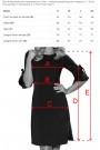  217-4 NEVA Trapezoidal dress with flared sleeves - pastel pink 