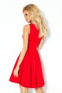  Dress circle - heart-shaped neckline - Red 114-3 