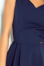  Dress circle - heart-shaped neckline - Navy Blue 114-7 