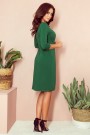  255-2 IRIS Dress with pleats - green 