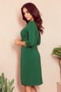  255-2 IRIS Dress with pleats - green 