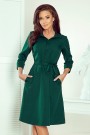  286-1 SANDY Flared shirt dress - green 