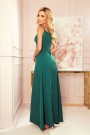  299-4 CHIARA elegant maxi dress with straps - green 