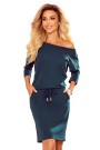  13-81 Sports dress with pockets - sea green 