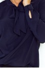  Blouse with bond - navy blue 140-4 