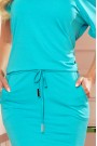  56-8 Sports dress with short sleeves - blue 