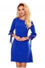  195-10 ALICE Dress with bows - blue 