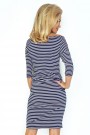  Sporty dress - Blue stripes 13-51 