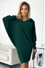  400-1 Bat dress with a hood - green 