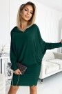  400-1 Bat dress with a hood - green 