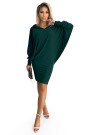  400-1 Bat dress with a hood - green 