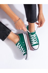 Damskie zielone trampki niskie Vico