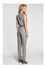 M196 Jumpsuit bez piedurknēm, drapēts kombinezons - pelēks