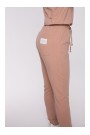 M583 Трикотажный комбинезон с накладным карманом - mocca