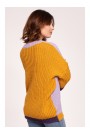 Пуловер BK066 Colourblock - модель 2