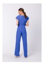 S339 Jumpsuit ar šķeltu izgriezumu - zils