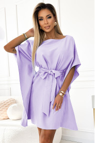  287-29 SOFIA Butterfly dress - bright heather 