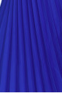 311-16 LILA Pleated dress with short sleeves - Royal Blue 