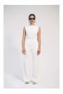 S115 Wide leg jumpsuit - ecru