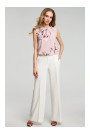 M378 Wide leg trousers - ecru