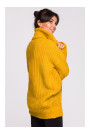 BK030 High neck pullover sweater - honey