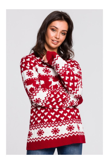 BK039 Christmas pullover sweater - model 1