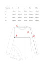 M333 Asymmetric layered blouse - ecru