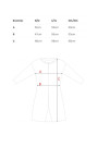 B042 Tunic with a front split - red