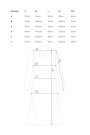 B044 Trapeze dress with ribbed trim finishing- grey