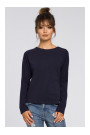 B047 Versatile blouse - navy blue