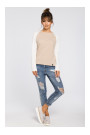 B047 Versatile blouse - beige