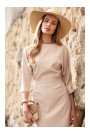 M360 Mid-lenght dress with loose fitting top - beige