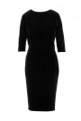 M360 Mid-lenght dress with loose fitting top - black