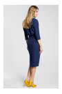 M360 Mid-lenght dress with loose fitting top - navy blue