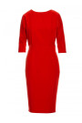 M360 Mid-lenght dress with loose fitting top - red