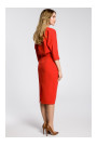 M360 Mid-lenght dress with loose fitting top - red
